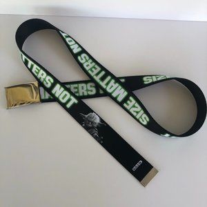 Star Wars  Belt  "Size  Matters Not"  Mesh Belt